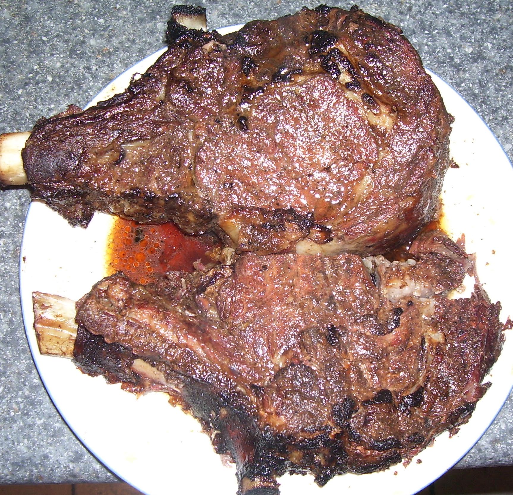 Apple Mesquite smoked Prime Rib Apple Mesquite smoked Prime Rib picture